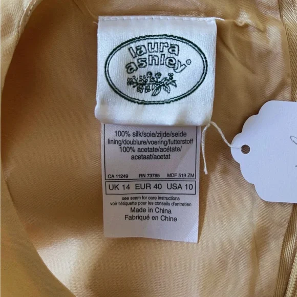 Laura Ashley Cream Midi Dress - Picture 3 of 3